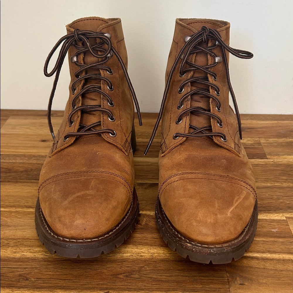 Thursday Boot Co. Men's Brown Leather Lace-Up Boots